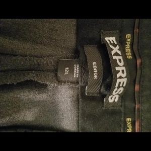 Express Editor pants Dark grey flared jeans